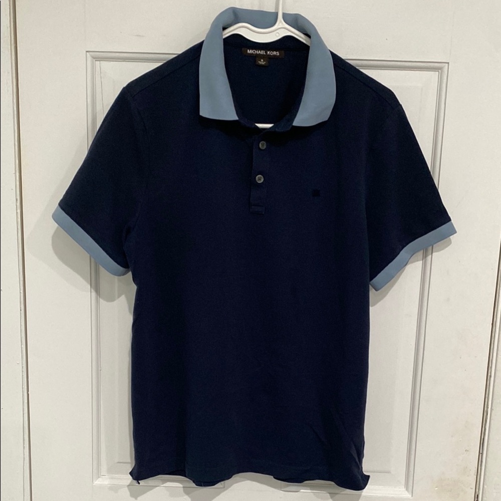 Michael Kors Navy Blue Polo Shirt